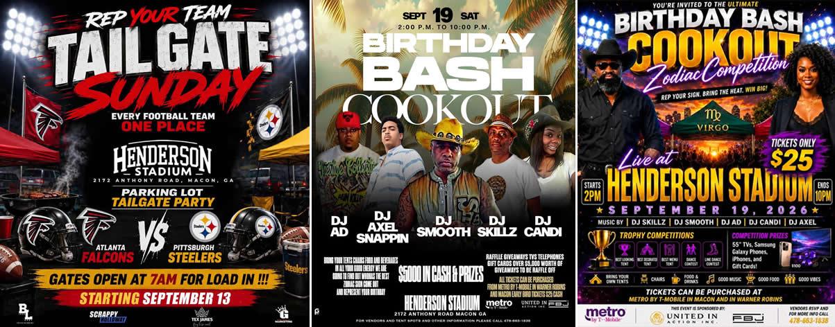 2026-09-13-19 Henderson Stadium Events